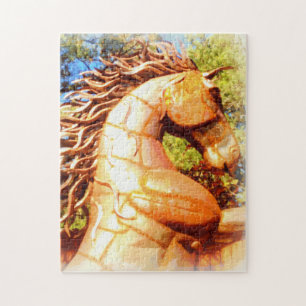 Puzzle étalon mustang