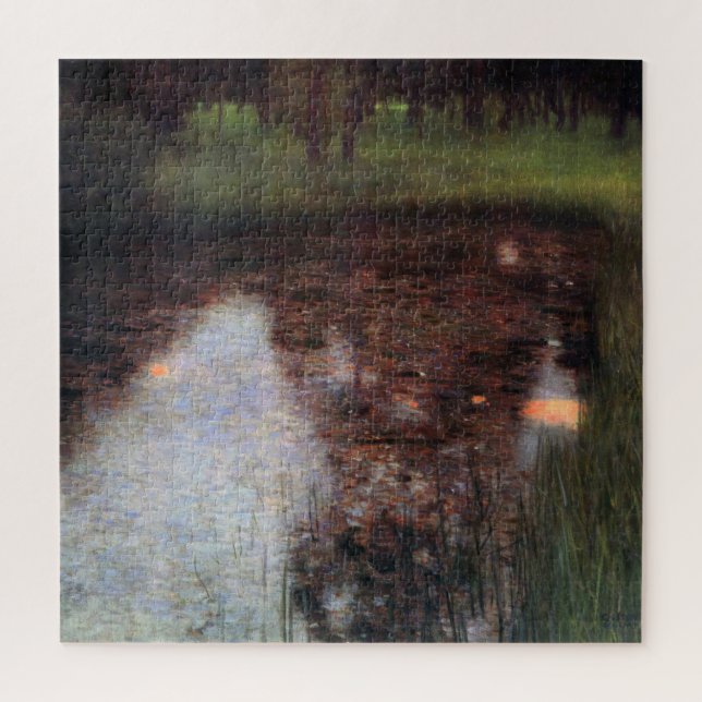 Puzzle Etang de calme sur le terrain du Château de Kammer (Vertical)