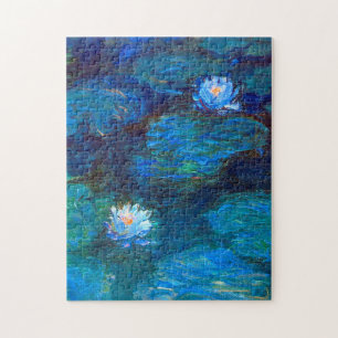 Puzzle Etang Lily dans Blue Claude Monet Fine Art