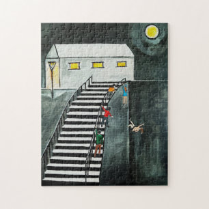 Puzzle Étapes Inutiles Peinture d'Alfred Fox