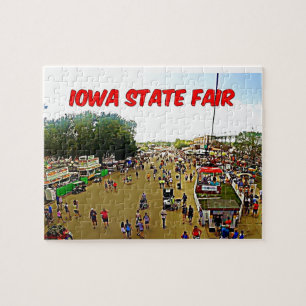 PUZZLE ÉTAT DE L'IOWA JUSTE