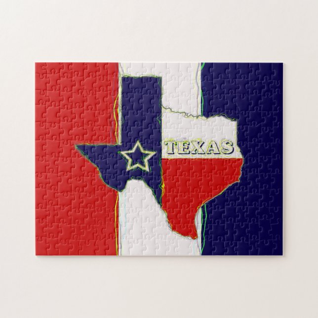 PUZZLE ÉTAT DU TEXAS (Horizontal)