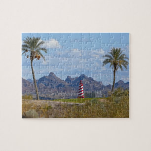 Puzzle États-Unis, Arizona, Lake Havasu City. Phare à côt