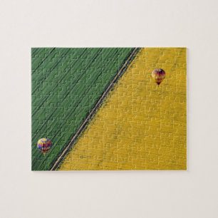 Puzzle États-Unis, Arizona, Val Vista. Montgolfières s'él