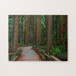 Puzzle États-Unis, Californie. Chemin d'accès parmi les s