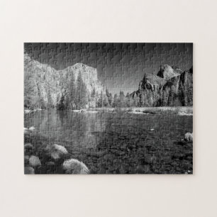 Puzzle États-Unis, Californie. Vue de la vallée de Yosemi