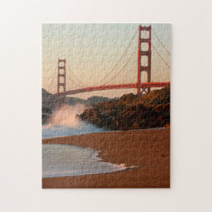 Puzzle États-Unis, Californie. Vue du pont Golden Gate