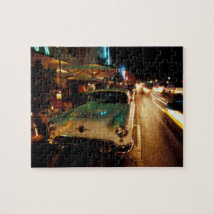 Puzzle États-Unis, Floride, Miami, South Beach la nuit. 2