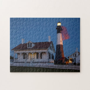 Puzzle États-Unis, Géorgie, Tybee Island, Drapeau flottan