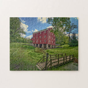 Puzzle États-Unis, Indiana, Cutler. Adams Mill