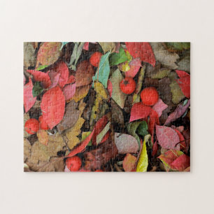 Puzzle États-Unis, Washington, comté de Spokane, feuilles