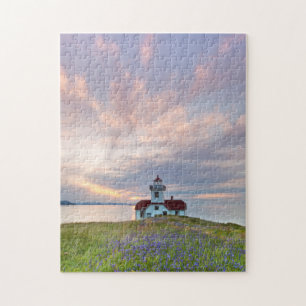 Puzzle États-Unis, Washington, îles San Juan. Coucher de