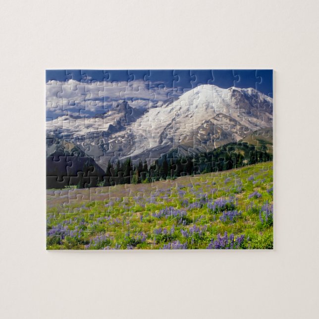 Puzzle États-Unis, Washington, Parc national du Mont Rain (Horizontal)