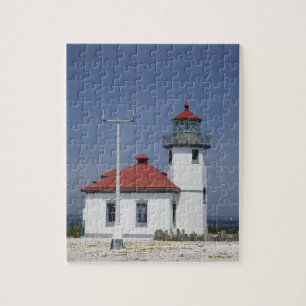 Puzzle États-Unis, Washington, Seattle, phare d'Alki Poin