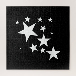 Puzzle Étoiles Blanches Star-Motif-Design Costume cadeau