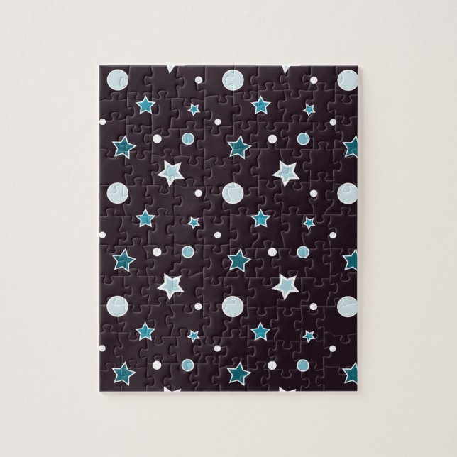Puzzle Étoiles bleues (Vertical)
