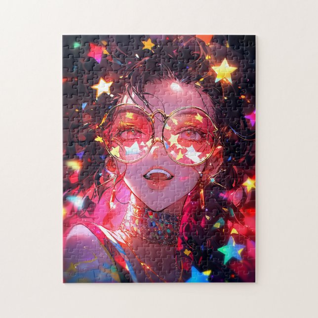 Puzzle Étoiles de fille Anime (Vertical)