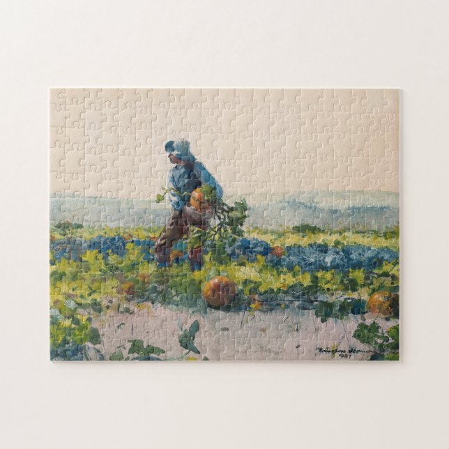 Puzzle Être un garçon d’agriculteur | Winslow Homer (Horizontal)