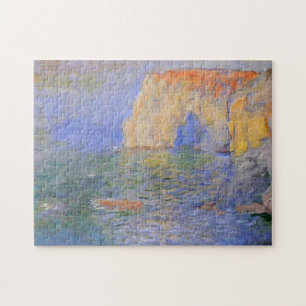 Puzzle Etretat Cliff Réflexions sur Water Monet Art