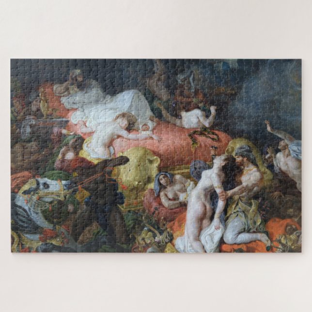 Puzzle Eugène Delacroix - La Mort de Sardanapale (Horizontal)