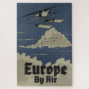 Puzzle Europe en avion