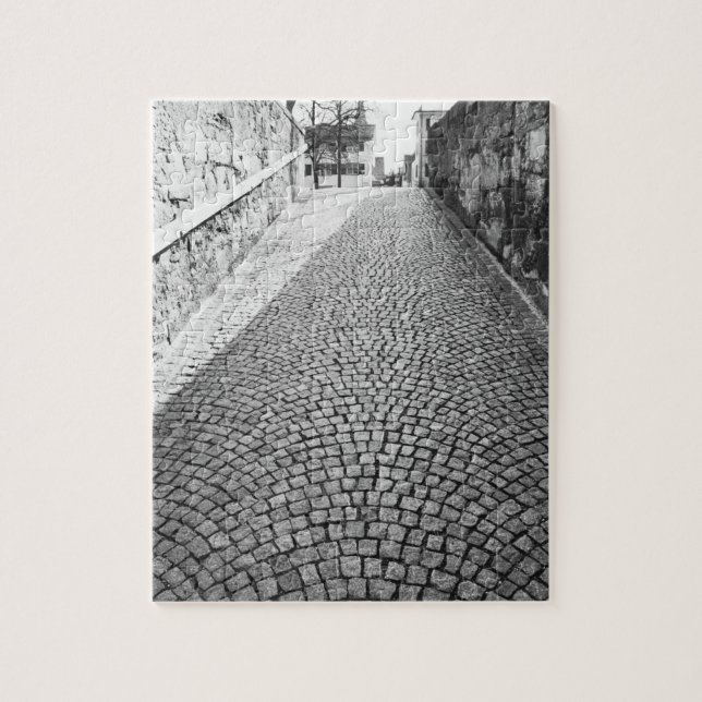 Puzzle Europe, Suisse, Zurich. Rue pavée, (Vertical)