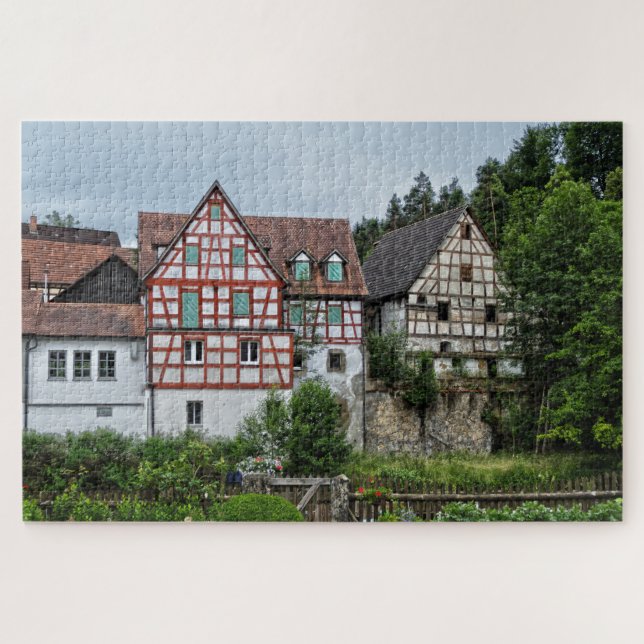 puzzle européen des maisons (Horizontal)
