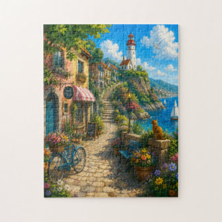 Puzzle Évasion du village côtier