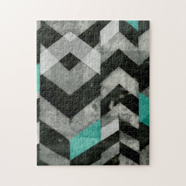 Puzzle Exclusion Chevron II (Vertical)