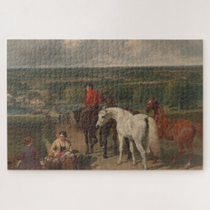 Puzzle Exercice des chevaux royaux (art équin)