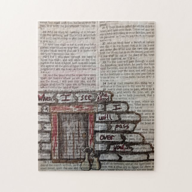 Puzzle Exode 12:13 - Je te passerai (Vertical)