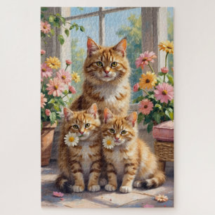 Puzzle Exotic Shorthair Salon de Soleil Daisy Art