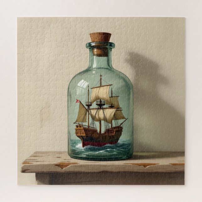 Puzzle Expédier dans une bouteille (Vertical)
