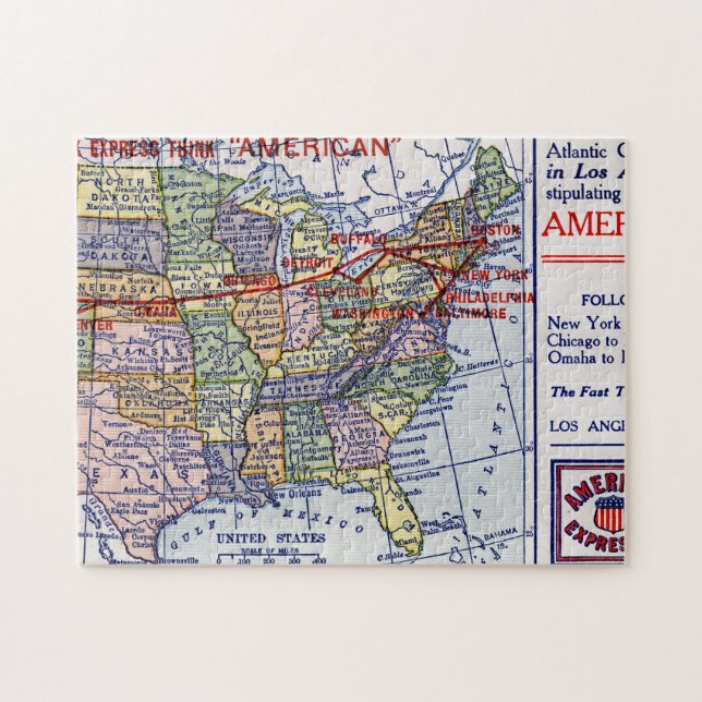 PUZZLE EXPÉDITION D'AMERICAN EXPRESS (Horizontal)