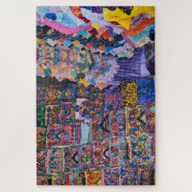 Explosion de Couleur de Mur de Textile