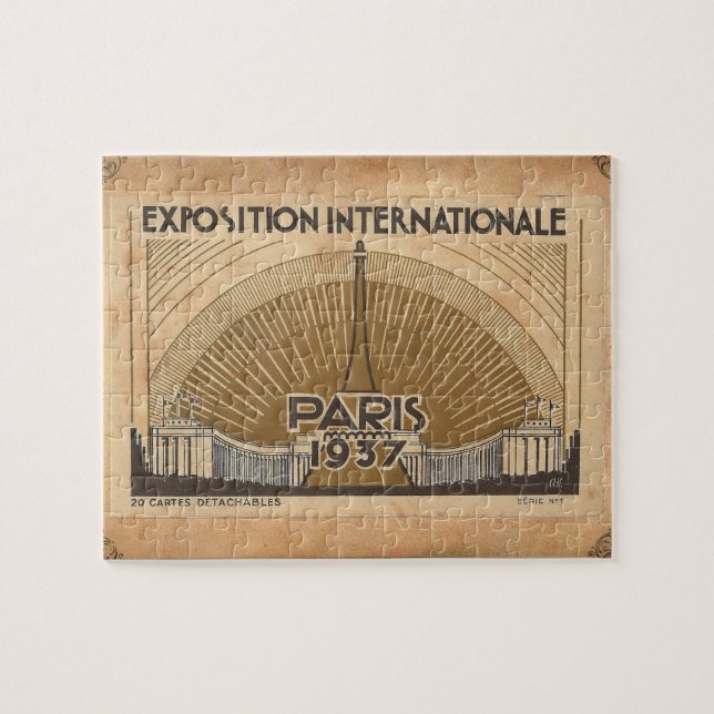 Puzzle Exposition universelle de Paris de 1937 (Horizontal)