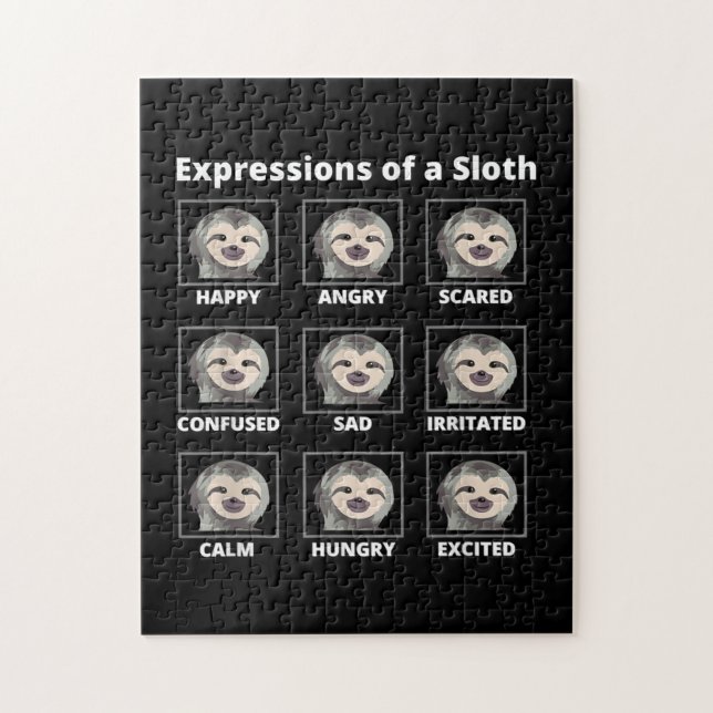 Puzzle Expressions Humeurs D'Une Parcelle Lente Et Laze (Vertical)
