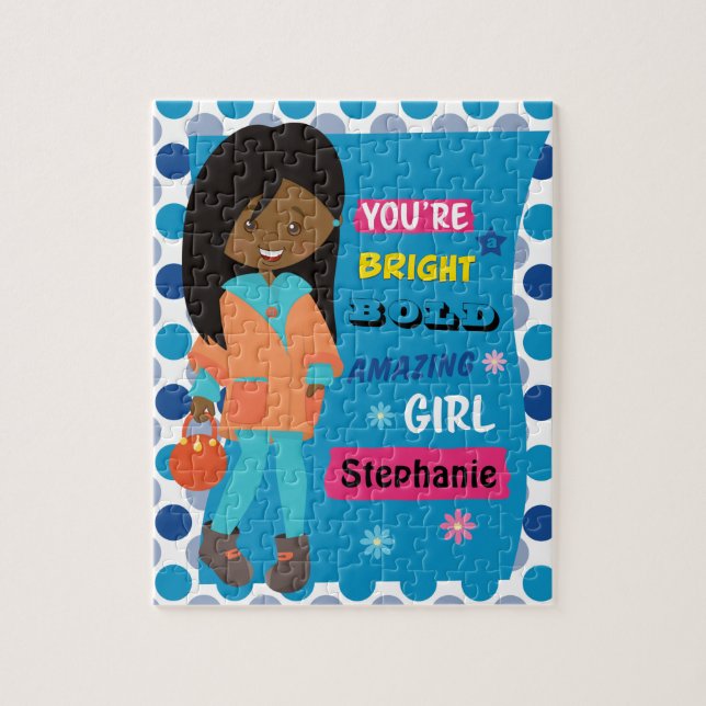 Puzzle Extraordinaire Black Girl (Vertical)