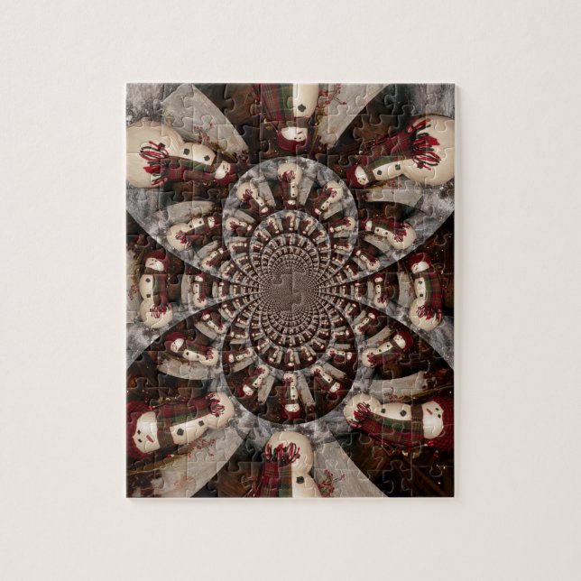 Puzzle Extraordinaire Snowman (Vertical)