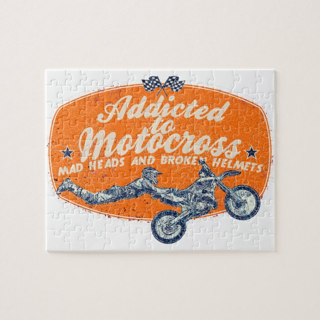 Puzzle Extrémité de vélo de saleté (Horizontal)