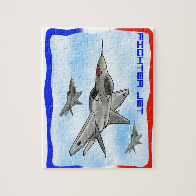Puzzle F22 Avion de chasse Raptor (Vertical)
