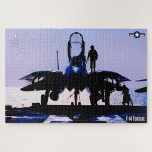 Puzzle F-14 TOMCAT "PREFLIGHT" (20x30 pouces)