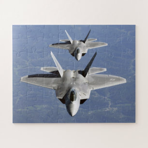 Puzzle F-22 Raptor 5e génération de chasseur furtif Jet