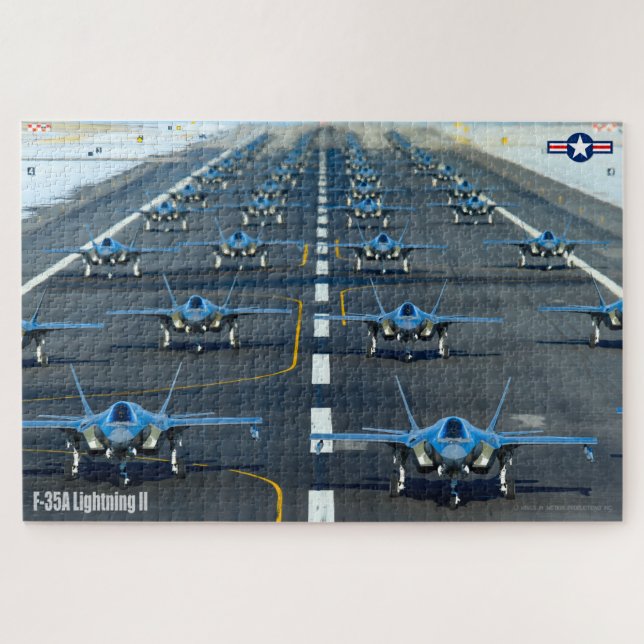 Puzzle F-35A LIGHTNING II (20 x 30 POUCES) (Horizontal)
