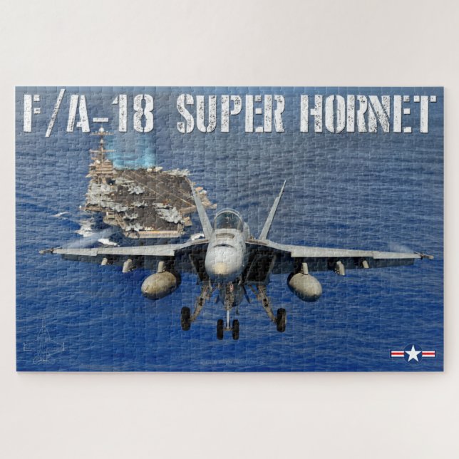 Puzzle F/A-18 SUPER HORNET (20 x 30 POUCES) (Horizontal)