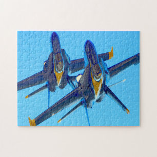 Puzzle F/A-18C HORNET (11 x 14 POUCES)