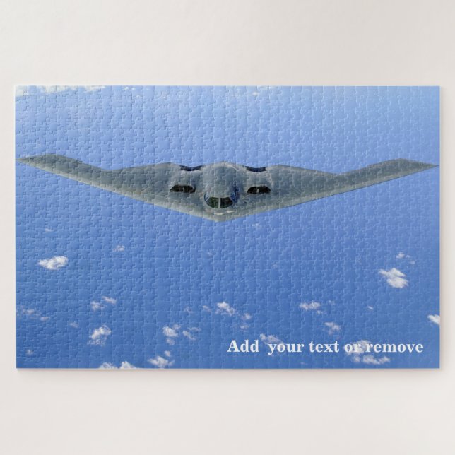 Puzzle Fabuleux avion Bomber Stealth de l'aile delta phot (Horizontal)
