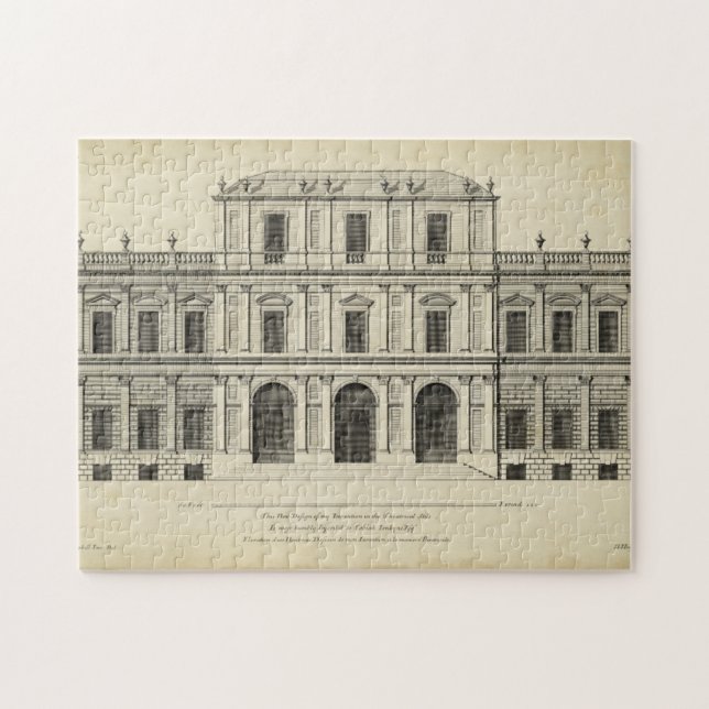 Puzzle Façade de style théâtral de Colen Campbell (Horizontal)