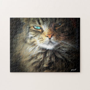 Puzzle Face d'un ange grincheux