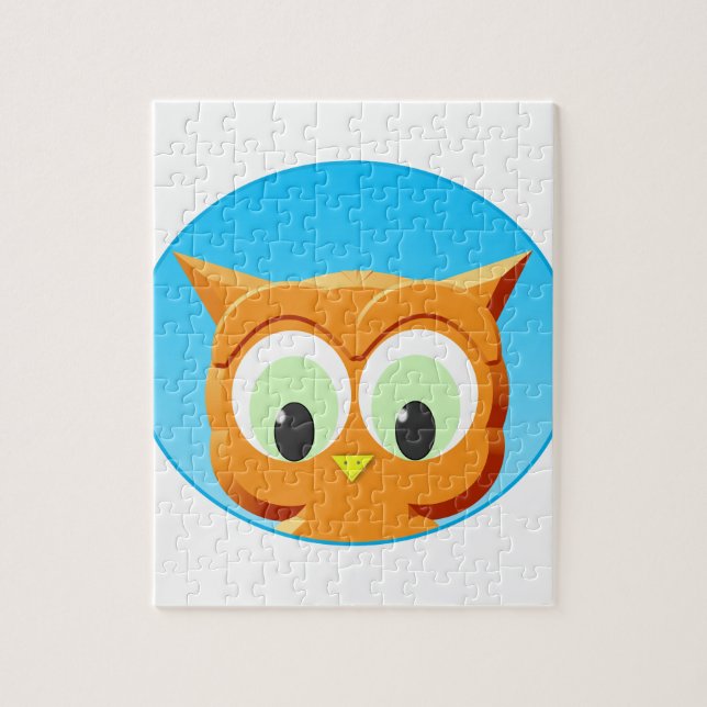 Puzzle Face D'Une Petite Chouette (Vertical)